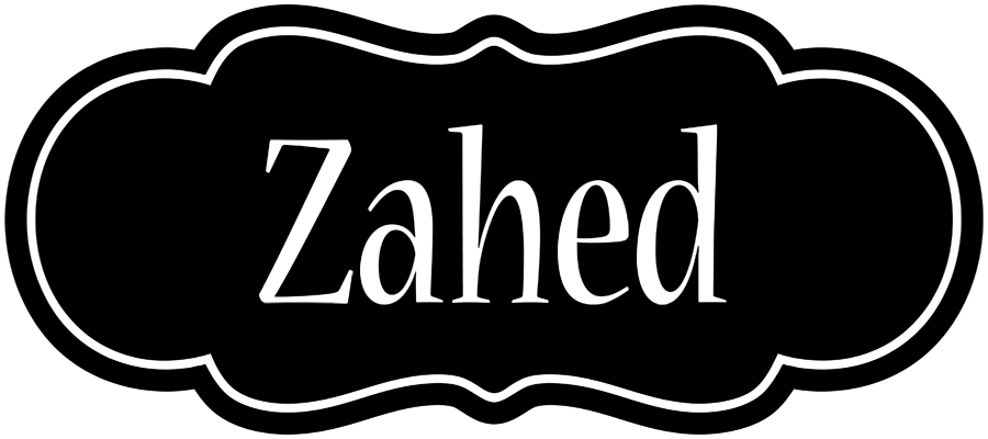 Zahed welcome logo