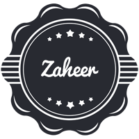 Zaheer badge logo