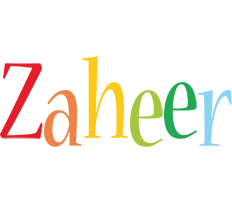 Zaheer birthday logo