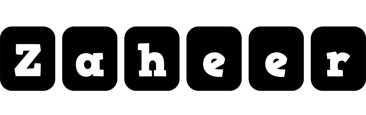 Zaheer box logo