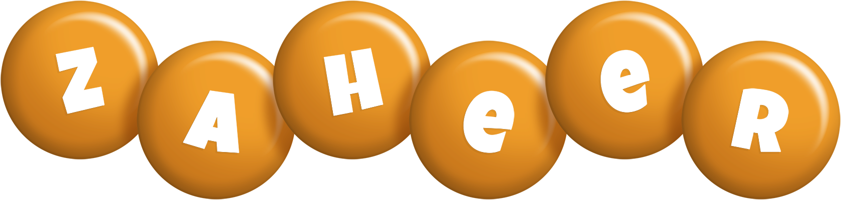 Zaheer candy-orange logo
