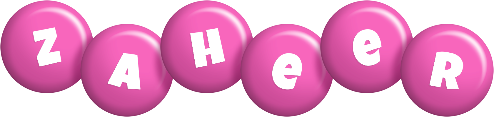 Zaheer candy-pink logo