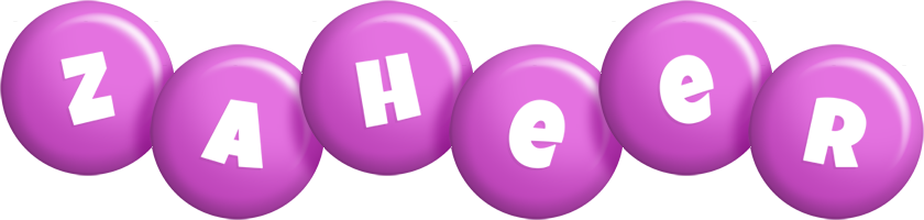 Zaheer candy-purple logo