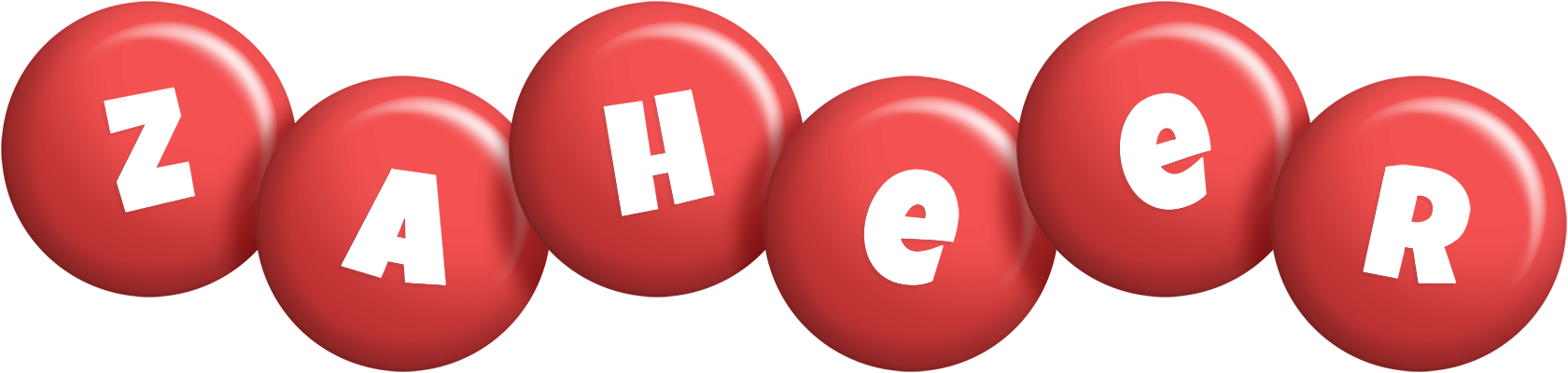 Zaheer candy-red logo