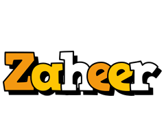 Zaheer cartoon logo