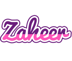 Zaheer cheerful logo