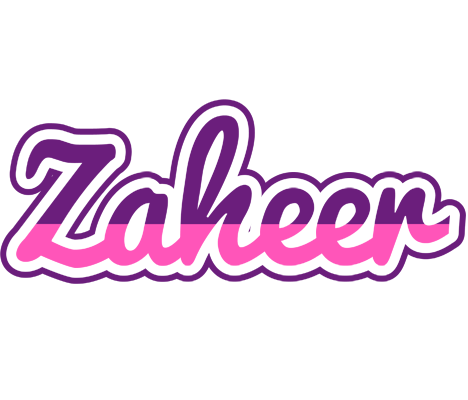 Zaheer cheerful logo