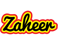 Zaheer flaming logo