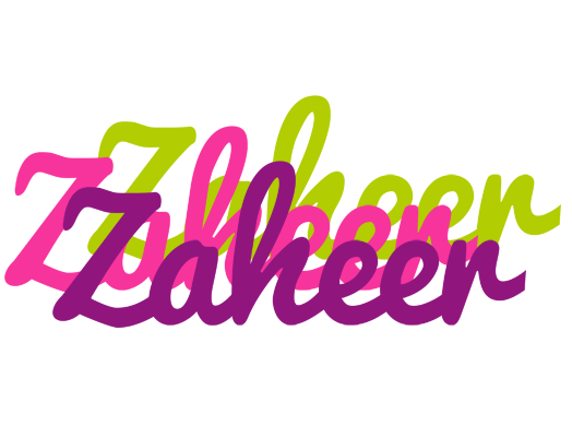 Zaheer flowers logo