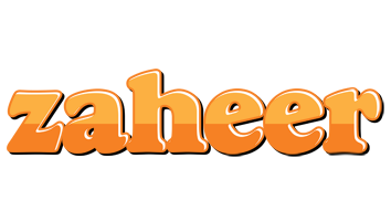 Zaheer orange logo