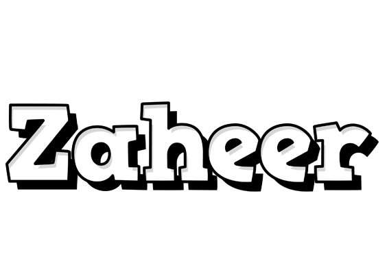 Zaheer snowing logo