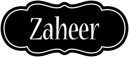 Zaheer welcome logo
