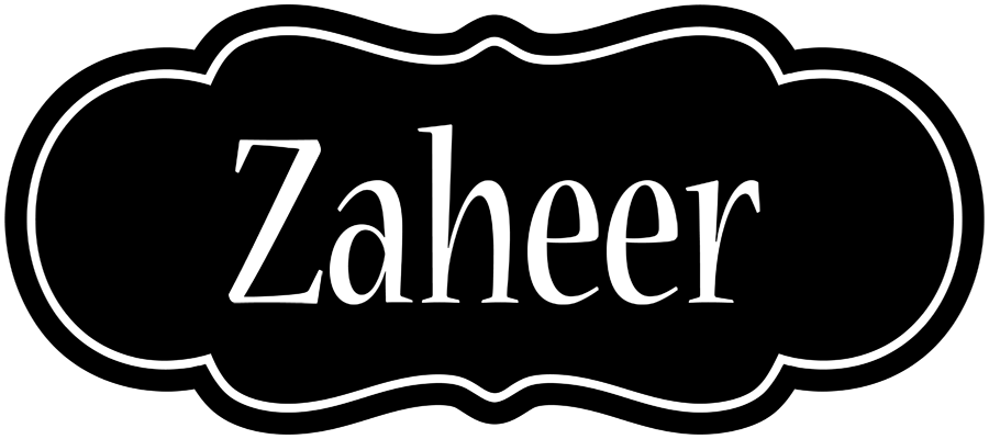 Zaheer welcome logo