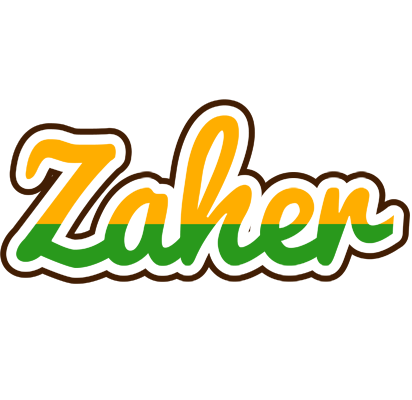 Zaher banana logo