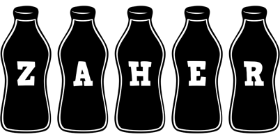 Zaher bottle logo