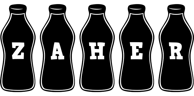 Zaher bottle logo