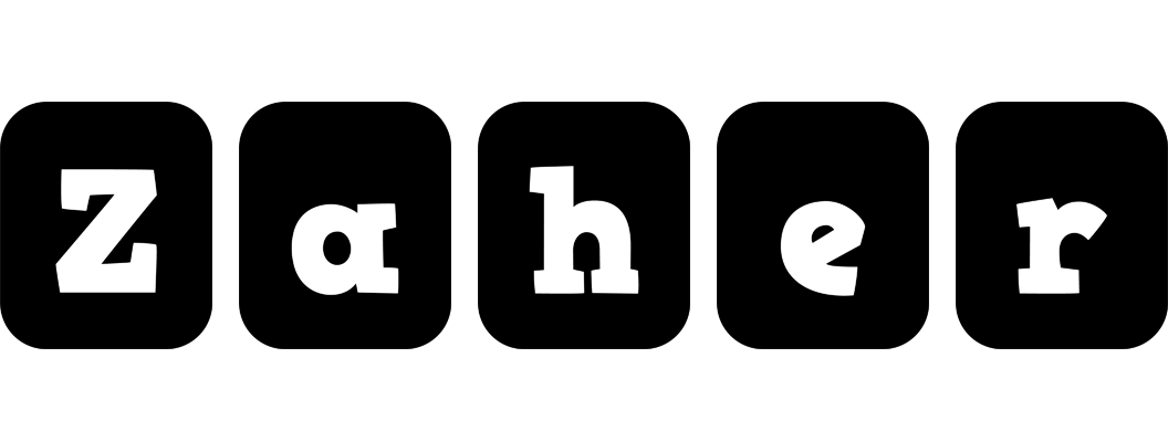 Zaher box logo