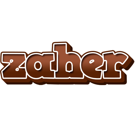 Zaher brownie logo