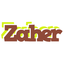 Zaher caffeebar logo