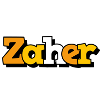 Zaher cartoon logo