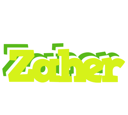 Zaher citrus logo