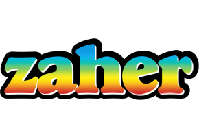 Zaher color logo