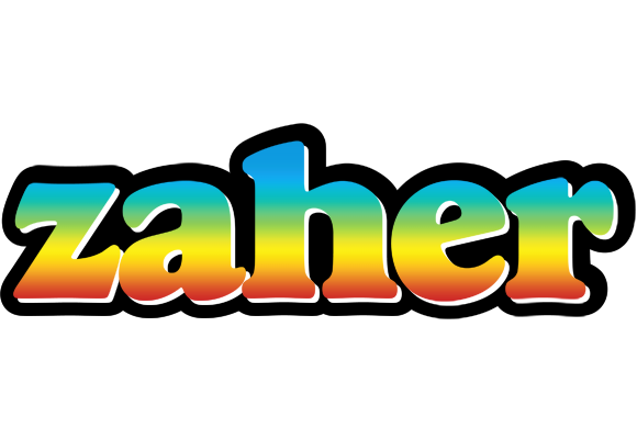 Zaher color logo