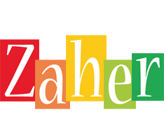 Zaher colors logo