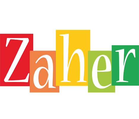 Zaher colors logo