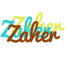 Zaher cupcake logo