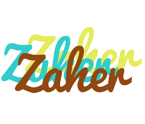 Zaher cupcake logo