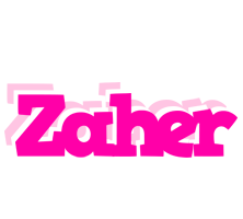 Zaher dancing logo