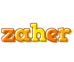 Zaher desert logo