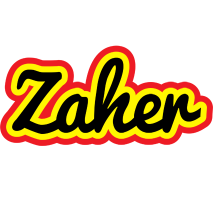 Zaher flaming logo