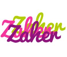 Zaher flowers logo