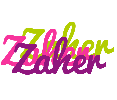 Zaher flowers logo