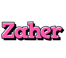 Zaher girlish logo