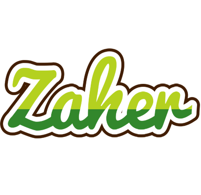 Zaher golfing logo