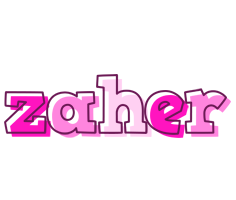 Zaher hello logo