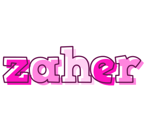 Zaher hello logo