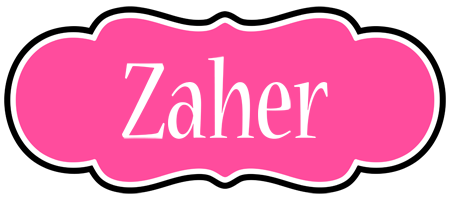 Zaher invitation logo