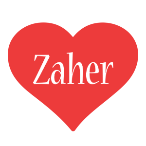 Zaher love logo