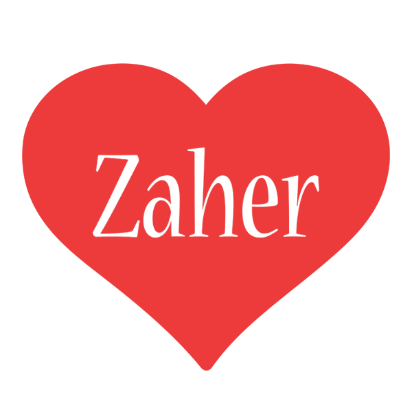 Zaher love logo