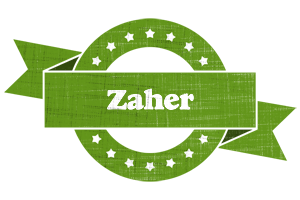 Zaher natural logo