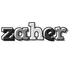 Zaher night logo