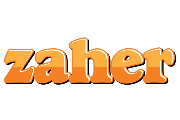 Zaher orange logo
