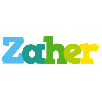 Zaher rainbows logo