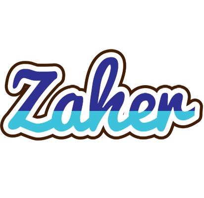 Zaher raining logo