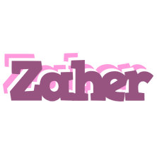 Zaher relaxing logo