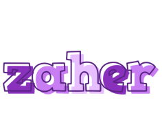 Zaher sensual logo